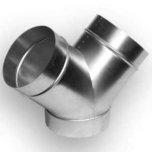 Ducting Hydroponic Fan Carbon Filter Y-Piece - Hydroponic Centre