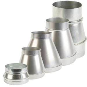 Ducting Hydroponic Fan Carbon Filter Reducers / Enlarger - Hydroponic Centre