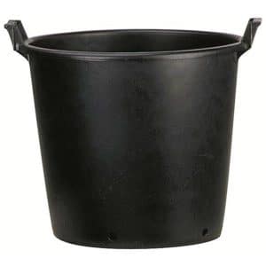 Round Pots with Handles (Black) - Hydroponic Centre