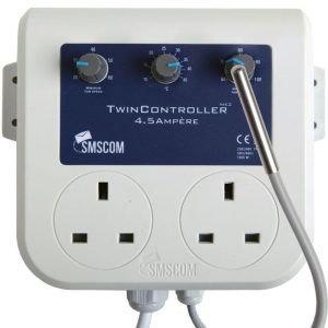 SMSCom 4.5Amp and 7Amp Twin - Fan Speed Temp Controller - Hydroponic Centre