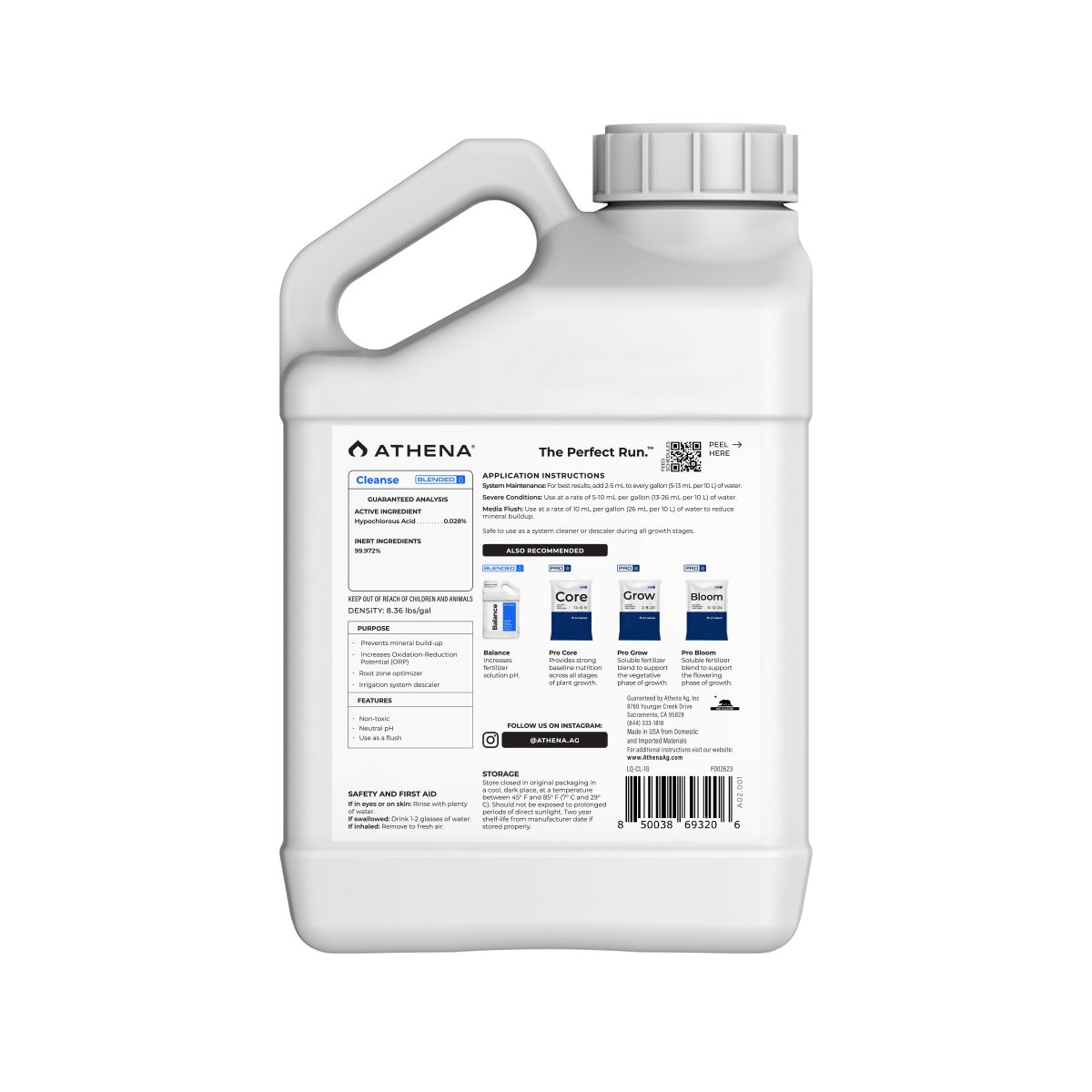 Athena Nutrients - Blended Line - Cleanse - Image 2