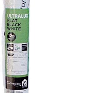 LightHouse ULTRALUX Flat Black White - 100m Roll