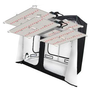 LightHouse WHITE 2.4m x 1.2m LED Tent Bundle