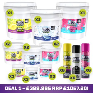 GOD DEAL 1 inc FREE Countertop display & promo stock