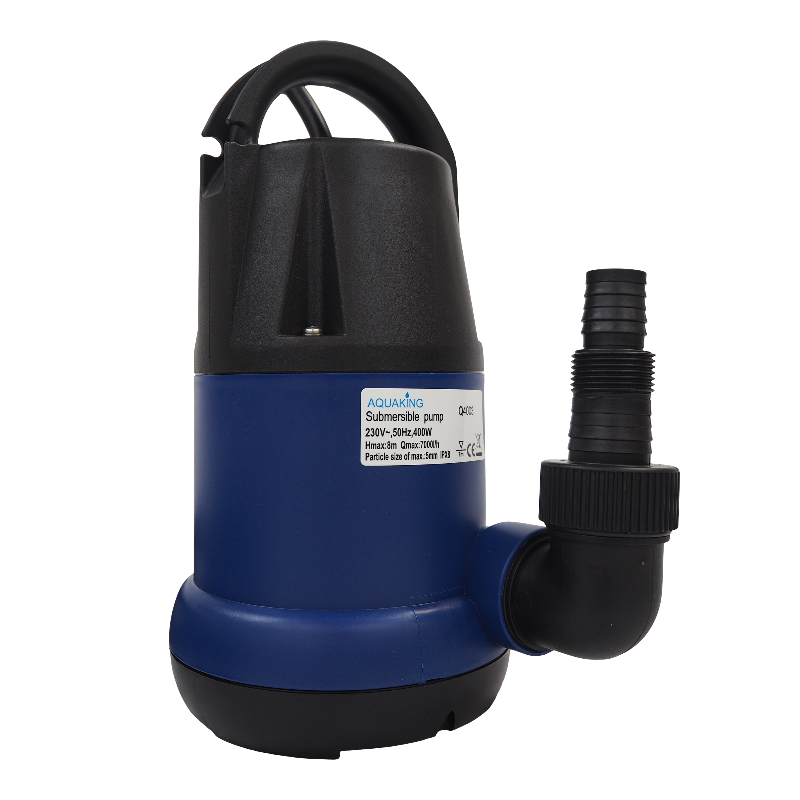Aquaking Pump Q4003 - 7000 l/h Including Adaptor