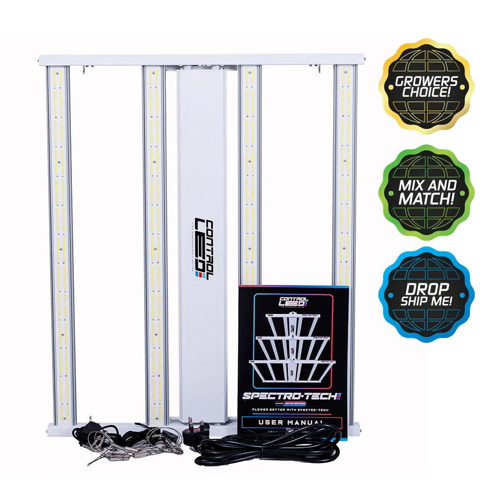 Spectro-tech 300W Pro LED Enhanced Red 2.71 micromoles PPF 850 (Fixture size 850x850x82mm)