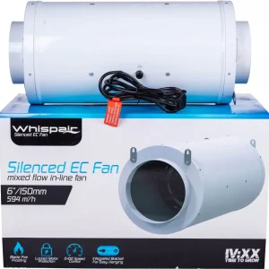 WhispAIR IV:XX Silenced EC Fan 6" (535m3/h)