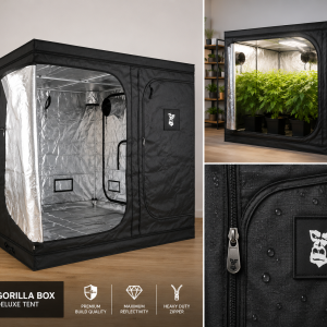 GorillaBox Deluxe Grow Tent – Heavy Duty Indoor Grow Room Tent