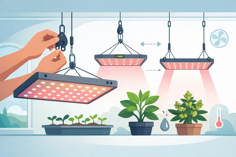 How to Hang LED Grow Lights Properly