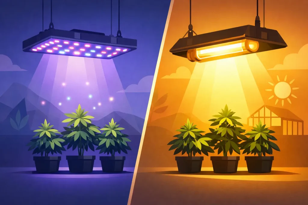 LED vs HPS Lighting: Which Suits Your Grow?