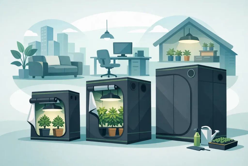 How to Choose Grow Tents for Any Indoor Space