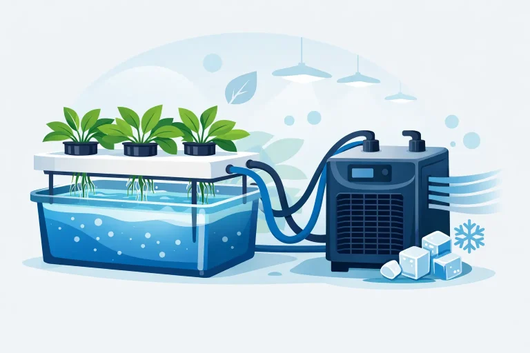 Reservoir Chiller Benefits for Hydroponic Grows