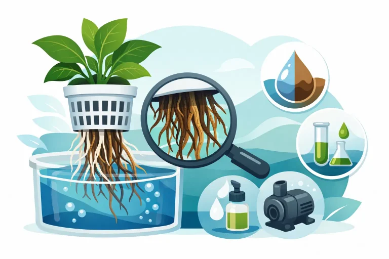 Why Are Hydro Roots Brown? Causes and Fixes