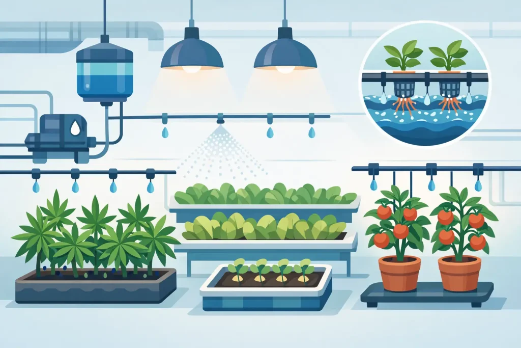 Best Irrigation Systems for Indoor Grow Rooms