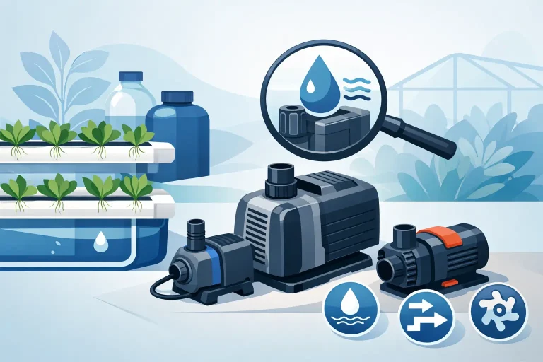 How to Choose a Hydroponic Pump for Your System
