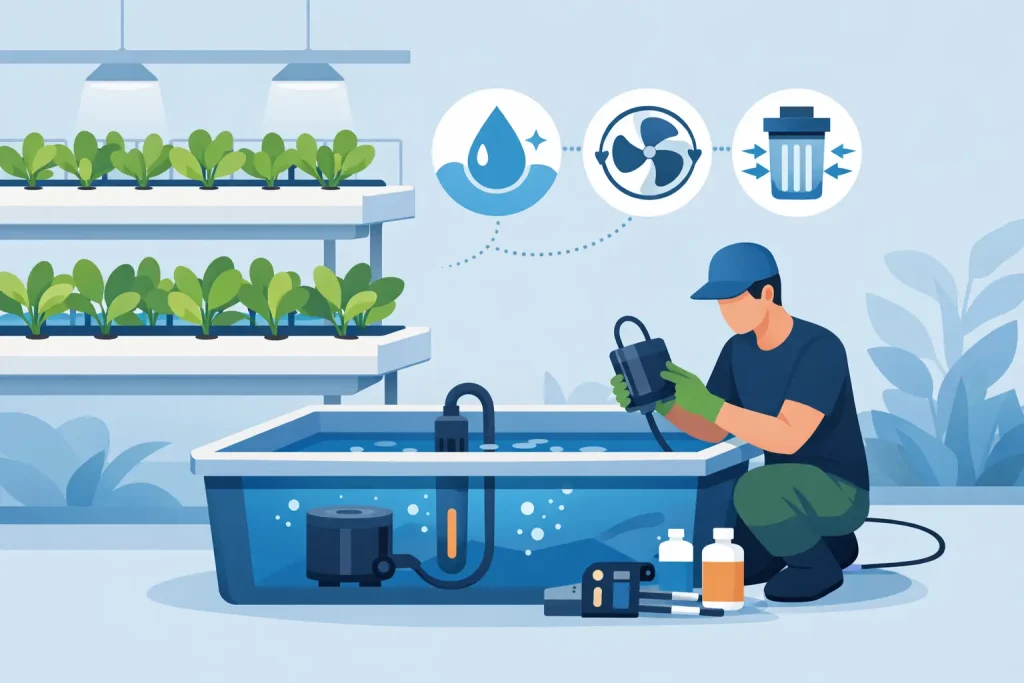 Hydroponic Reservoir Maintenance That Prevents Issues