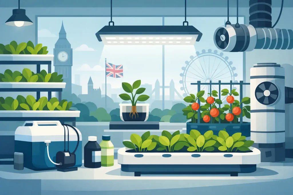 UK Hydroponic Supplies for a Reliable Grow Room