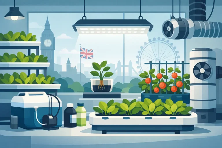 UK Hydroponic Supplies for a Reliable Grow Room