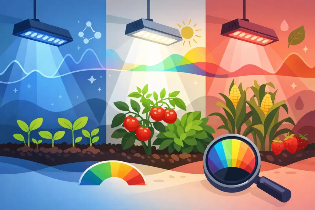 Choosing Grow Light Spectrum for Better Crops