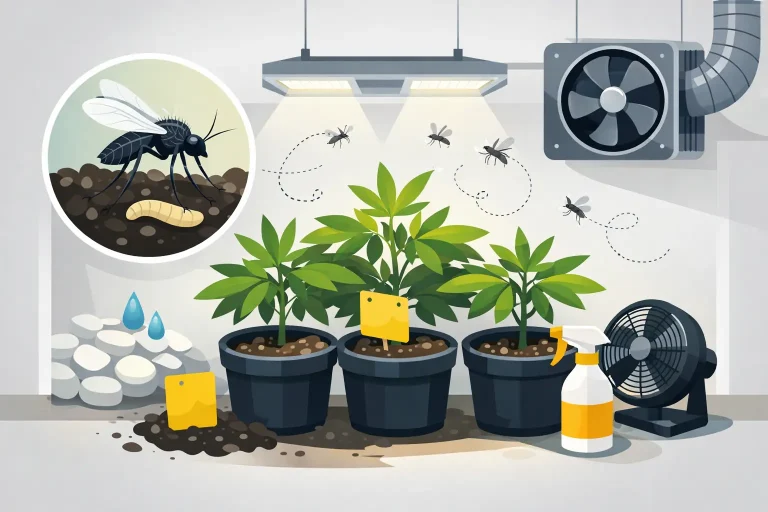 How to Stop Fungus Gnats in Your Grow Room
