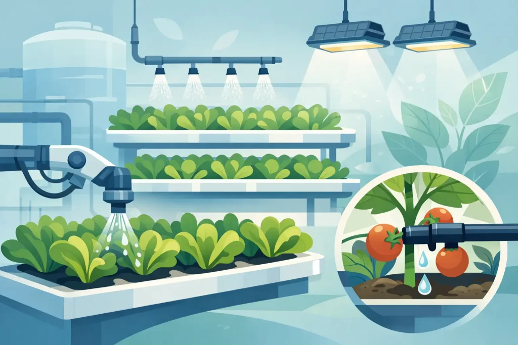 Watering Systems for Reliable Indoor Crops